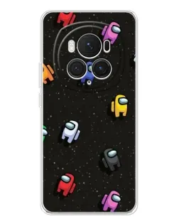 Чехол для Huawei Honor Magic 7 Pro с картинкой «Космический паттерн Among Us»