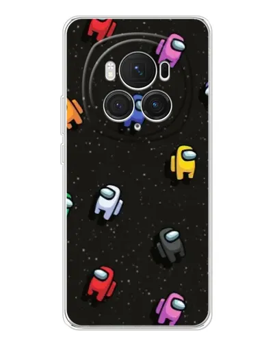 Чехол для Huawei Honor Magic 7 Pro с картинкой «Космический паттерн Among Us»