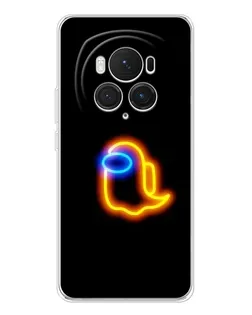 Чехол для Huawei Honor Magic 7 Pro с картинкой «Among Us неоновое сияние»
