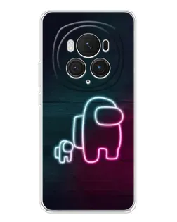 Чехол для Huawei Honor Magic 7 Pro с картинкой «Among Us неон-арт»