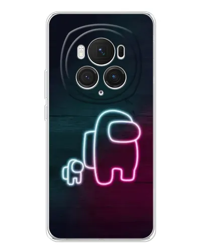Чехол для Huawei Honor Magic 7 Pro с картинкой «Among Us неон-арт»