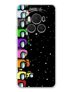 Чехол для Huawei Honor Magic 7 Pro с картинкой «Команда Among Us»