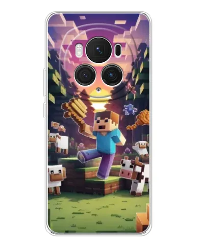 Чехол для Huawei Honor Magic 7 Pro с картинкой «Стив на ферме»