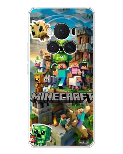 Чехол для Huawei Honor Magic 7 Pro с картинкой «Замок Minecraft»