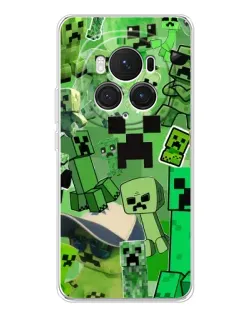 Чехол для Huawei Honor Magic 7 Pro с картинкой «Криперы Minecraft»