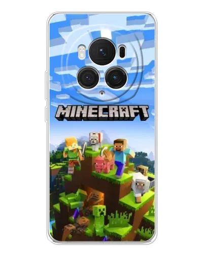 Чехол для Huawei Honor Magic 7 Pro с картинкой «Minecraft классический мир»