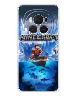 Чехол для Huawei Honor Magic 7 Pro с картинкой «Minecraft ледяной мир»