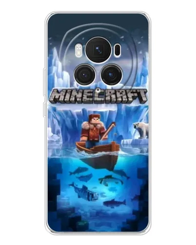 Чехол для Huawei Honor Magic 7 Pro с картинкой «Minecraft ледяной мир»