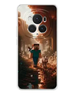 Чехол для Huawei Honor Magic 7 Pro с картинкой «Стив в лесу»