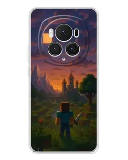 Чехол для Huawei Honor Magic 7 Pro с картинкой «Стив у башни»