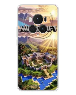 Чехол для Huawei Honor Magic 7 Pro с картинкой «Minecraft панорама»