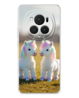 Чехол для Huawei Honor Magic 7 Pro с картинкой «Пара единорогов»