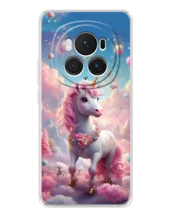 Чехол для Huawei Honor Magic 7 Pro с картинкой «Единорог среди облаков»