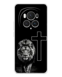 Чехол для Huawei Honor Magic 7 Pro с картинкой «Лев и Крест»