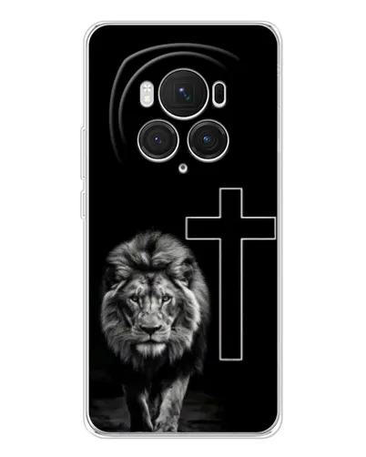 Чехол для Huawei Honor Magic 7 Pro с картинкой «Лев и Крест»