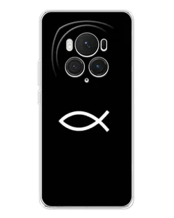 Чехол для Huawei Honor Magic 7 Pro с картинкой «Символ рыбы Jesus»