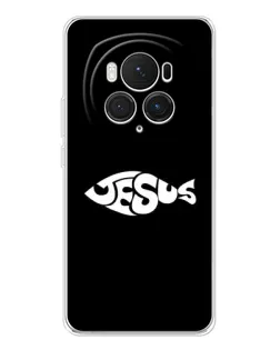 Чехол для Huawei Honor Magic 7 Pro с картинкой «Рыба Jesus»