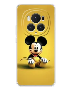 Чехол для Huawei Honor Magic 7 Pro с картинкой «Микки на желтом»