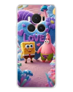 Чехол для Huawei Honor Magic 7 Pro с картинкой «Губка Боб Патрик»