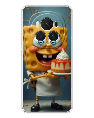 Чехол для Huawei Honor Magic 7 Pro с картинкой «Повар Спанч Боб»