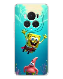 Чехол для Huawei Honor Magic 7 Pro с картинкой «Спанч Боб под водой»