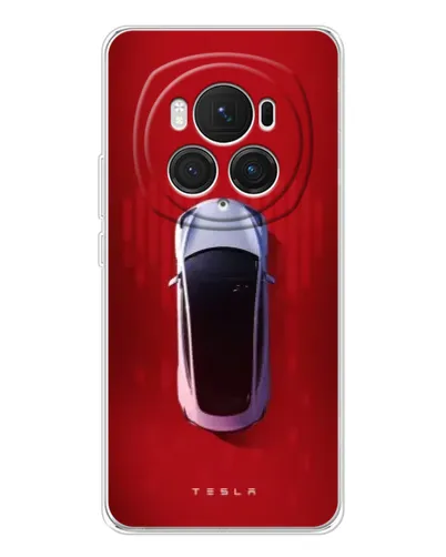 Чехол для Huawei Honor Magic 7 Pro с картинкой «Tesla Top View» Чехол для Huawei Honor Magic 7 Pro с картинкой «Tesla Top View»
