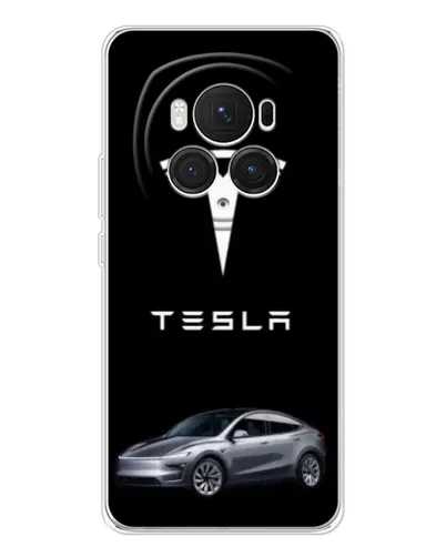 Чехол для Huawei Honor Magic 7 Pro с картинкой «Tesla Model Y» Чехол для Huawei Honor Magic 7 Pro с картинкой «Tesla Model Y»
