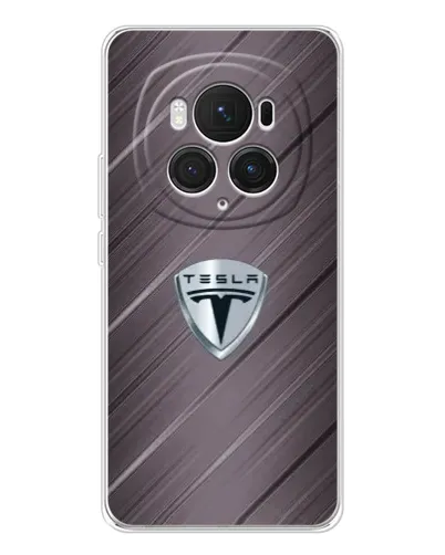 Чехол для Huawei Honor Magic 7 Pro с картинкой «Металлическая текстура Tesla» Чехол для Huawei Honor Magic 7 Pro с картинкой «Металлическая текстура Tesla»