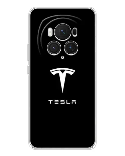 Чехол для Huawei Honor Magic 7 Pro с картинкой «Tesla White Logo» Чехол для Huawei Honor Magic 7 Pro с картинкой «Tesla White Logo»