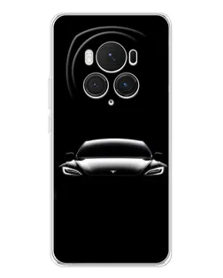 Чехол для Huawei Honor Magic 7 Pro с картинкой «Фары Tesla Night»