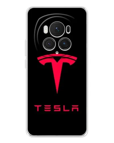 Чехол для Huawei Honor Magic 7 Pro с картинкой «Tesla Red Logo» Чехол для Huawei Honor Magic 7 Pro с картинкой «Tesla Red Logo»