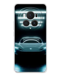 Чехол для Huawei Honor Magic 7 Pro с картинкой «Tesla в неоне»