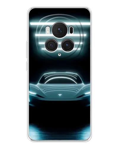 Чехол для Huawei Honor Magic 7 Pro с картинкой «Tesla в неоне» Чехол для Huawei Honor Magic 7 Pro с картинкой «Tesla в неоне»