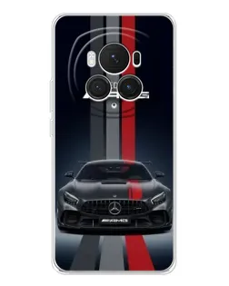 Чехол для Huawei Honor Magic 7 Pro с картинкой «Mercedes — белый карбон» Чехол для Huawei Honor Magic 7 Pro с картинкой «Mercedes — белый карбон»