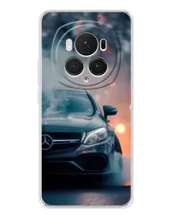 Чехол для Huawei Honor Magic 7 Pro с картинкой «Mercedes — ночной город»