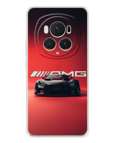 Чехол для Huawei Honor Magic 7 Pro с картинкой «Mercedes AMG — красная линия»