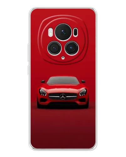 Чехол для Huawei Honor Magic 7 Pro с картинкой «Красный Mercedes AMG»