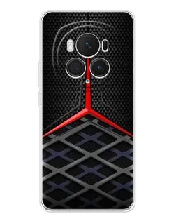Чехол для Huawei Honor Magic 7 Pro с картинкой «Mercedes Carbon Grid»