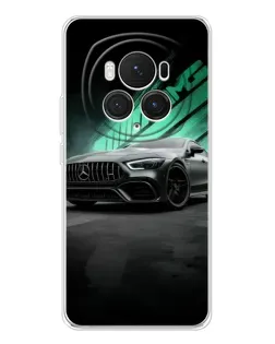 Чехол для Huawei Honor Magic 7 Pro с картинкой «Темный Mercedes AMG»
