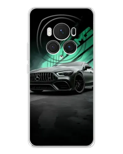 Чехол для Huawei Honor Magic 7 Pro с картинкой «Темный Mercedes AMG»