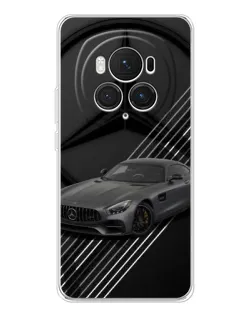 Чехол для Huawei Honor Magic 7 Pro с картинкой «Mercedes AMG — графика»