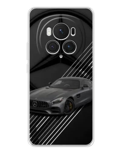 Чехол для Huawei Honor Magic 7 Pro с картинкой «Mercedes AMG — графика»