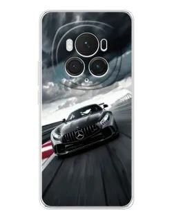 Чехол для Huawei Honor Magic 7 Pro с картинкой «Гоночный Mercedes AMG»