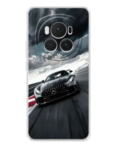 Чехол для Huawei Honor Magic 7 Pro с картинкой «Гоночный Mercedes AMG»
