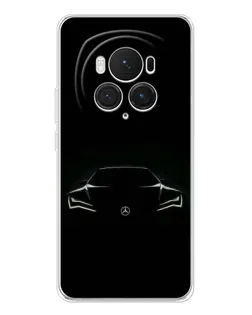 Чехол для Huawei Honor Magic 7 Pro с картинкой «Mercedes — силуэт авто»