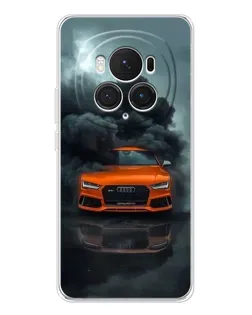 Чехол для Huawei Honor Magic 7 Pro с картинкой «Audi в облаках дыма» Чехол для Huawei Honor Magic 7 Pro с картинкой «Audi в облаках дыма»