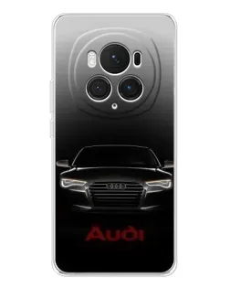 Чехол для Huawei Honor Magic 7 Pro с картинкой «Audi — градиентный контур» Чехол для Huawei Honor Magic 7 Pro с картинкой «Audi — градиентный контур»