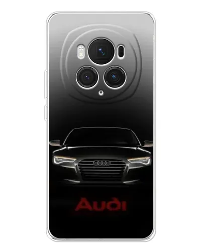 Чехол для Huawei Honor Magic 7 Pro с картинкой «Audi — градиентный контур» Чехол для Huawei Honor Magic 7 Pro с картинкой «Audi — градиентный контур»