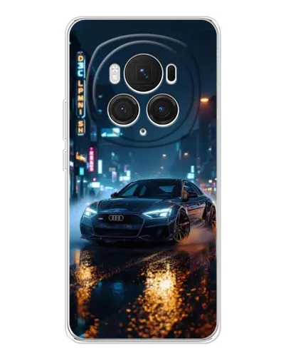 Чехол для Huawei Honor Magic 7 Pro с картинкой «Ночной город и Audi» Чехол для Huawei Honor Magic 7 Pro с картинкой «Ночной город и Audi»