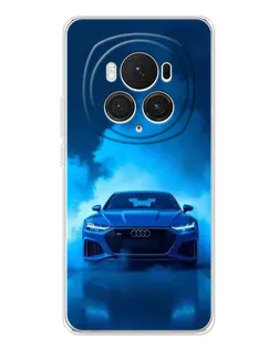 Чехол для Huawei Honor Magic 7 Pro с картинкой «Audi — голубая энергия» Чехол для Huawei Honor Magic 7 Pro с картинкой «Audi — голубая энергия»